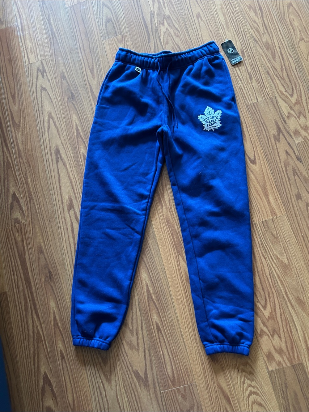 NHL Royal Blue Kids Joggers with Maple Leaf Logo
